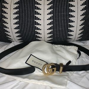 Torchon double G Gucci belt